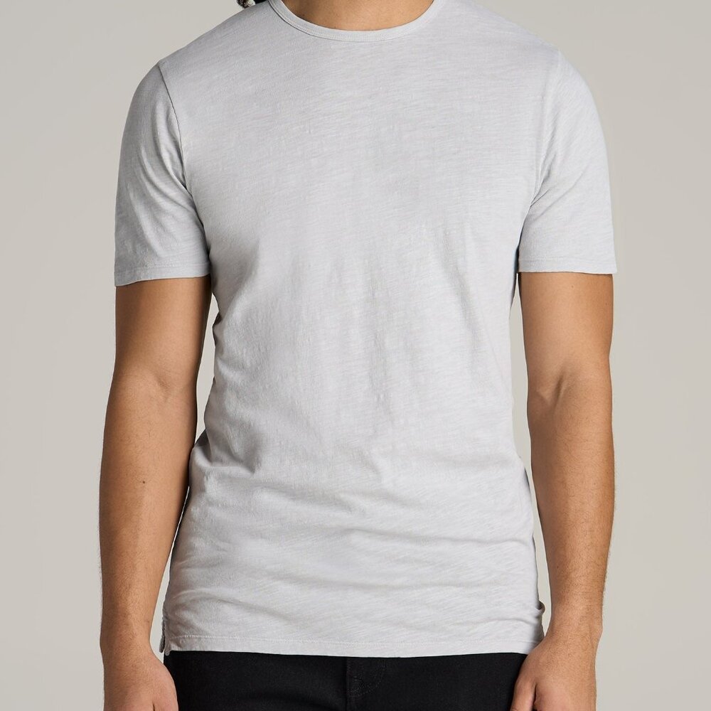 American Tall Slub Tee in Vapor Grey - Tall Men's Shirts Size LL / Tall / Vapor